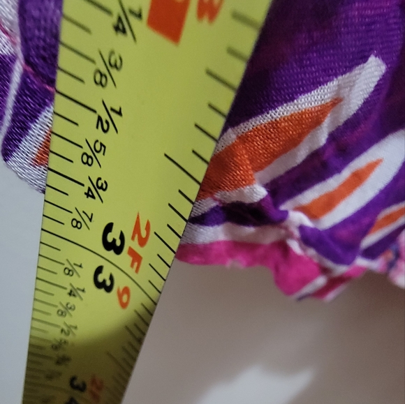 CATO Bohemian Floral skirt w/ sequin. Size 14/16 . - Picture 6 of 10